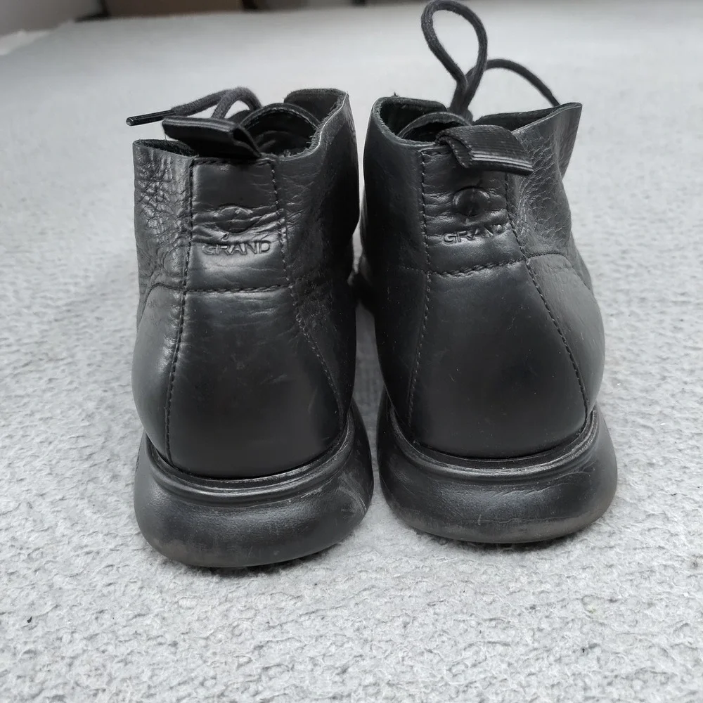 Cole Haan Chukka Boots Mens Size 11.5 Black Leather 2.ZEROGRAND Grand.OS C21984